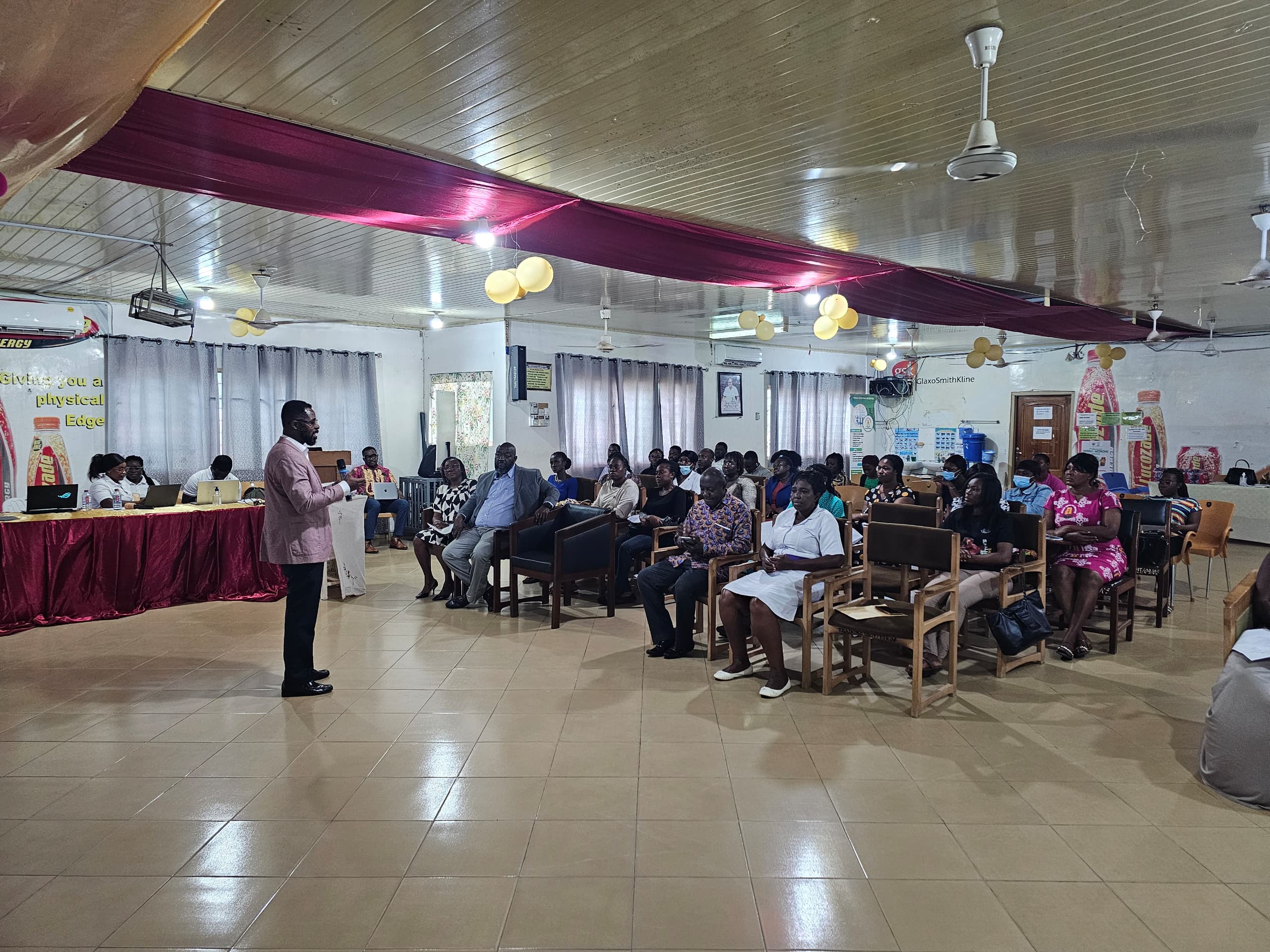 Trainees during a LHIMS capacity-building session